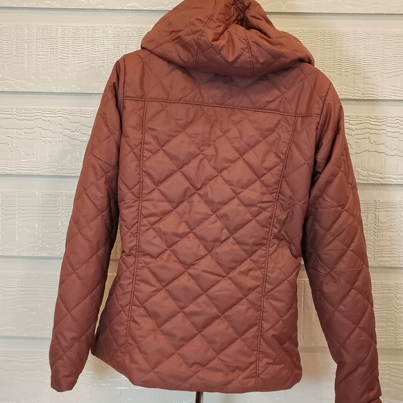 Columbia Women's Small Copper Crest Coat Faux Fur Lined Hooded Jacket Purple - Picture 5 of 9